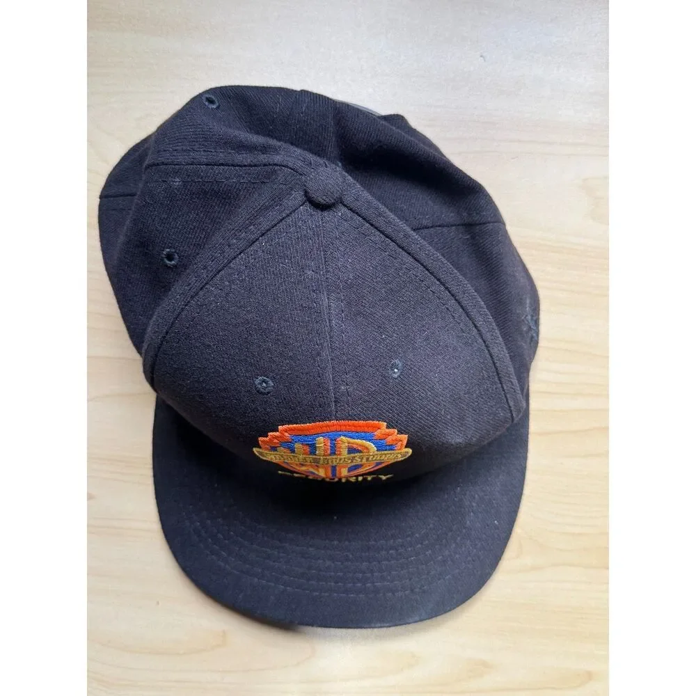 Warner Bros Studios Security Officer Embroidered Baseball Cap Hat Authentic
